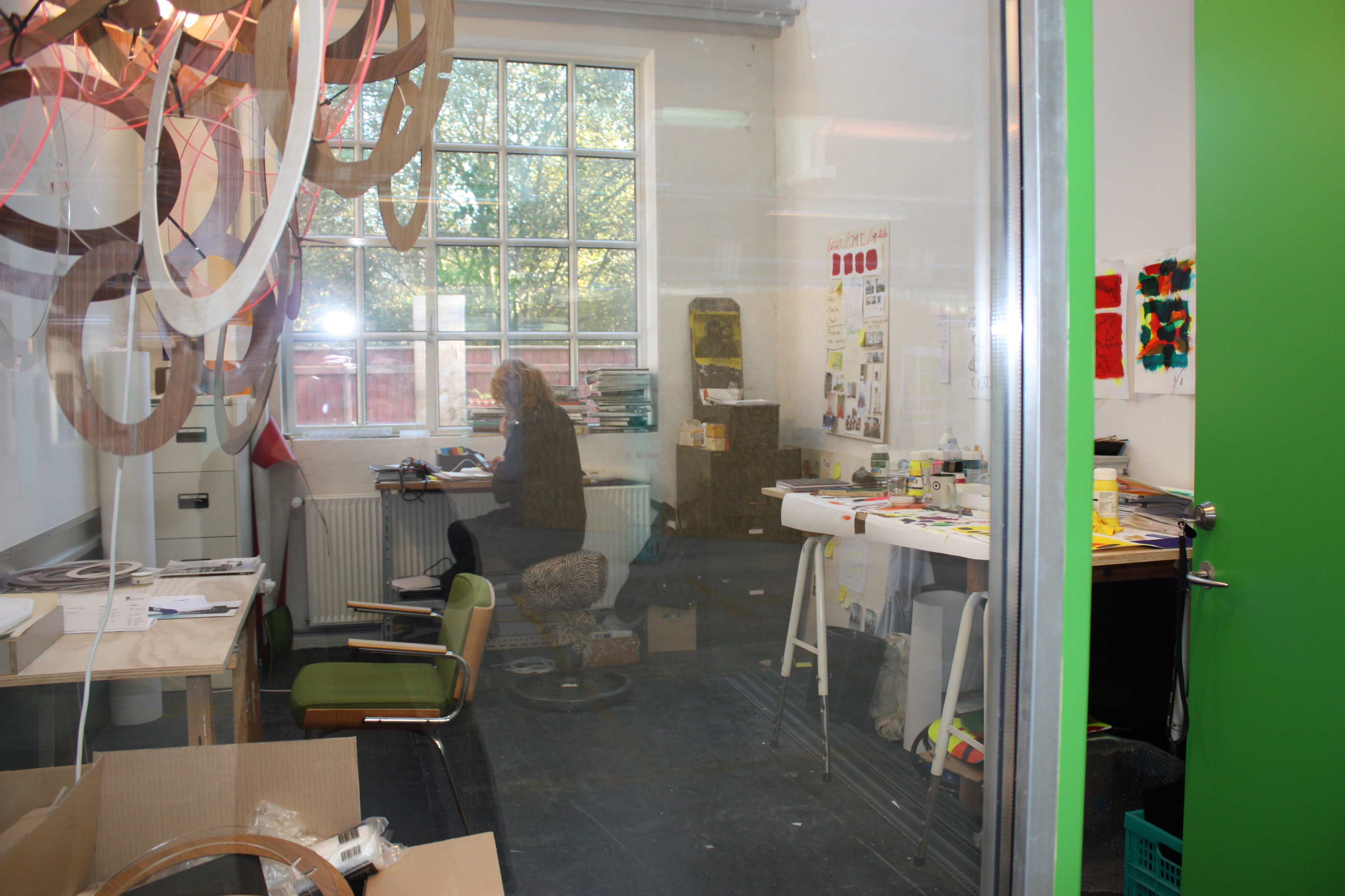 Lukket studio i Spinderihallerne