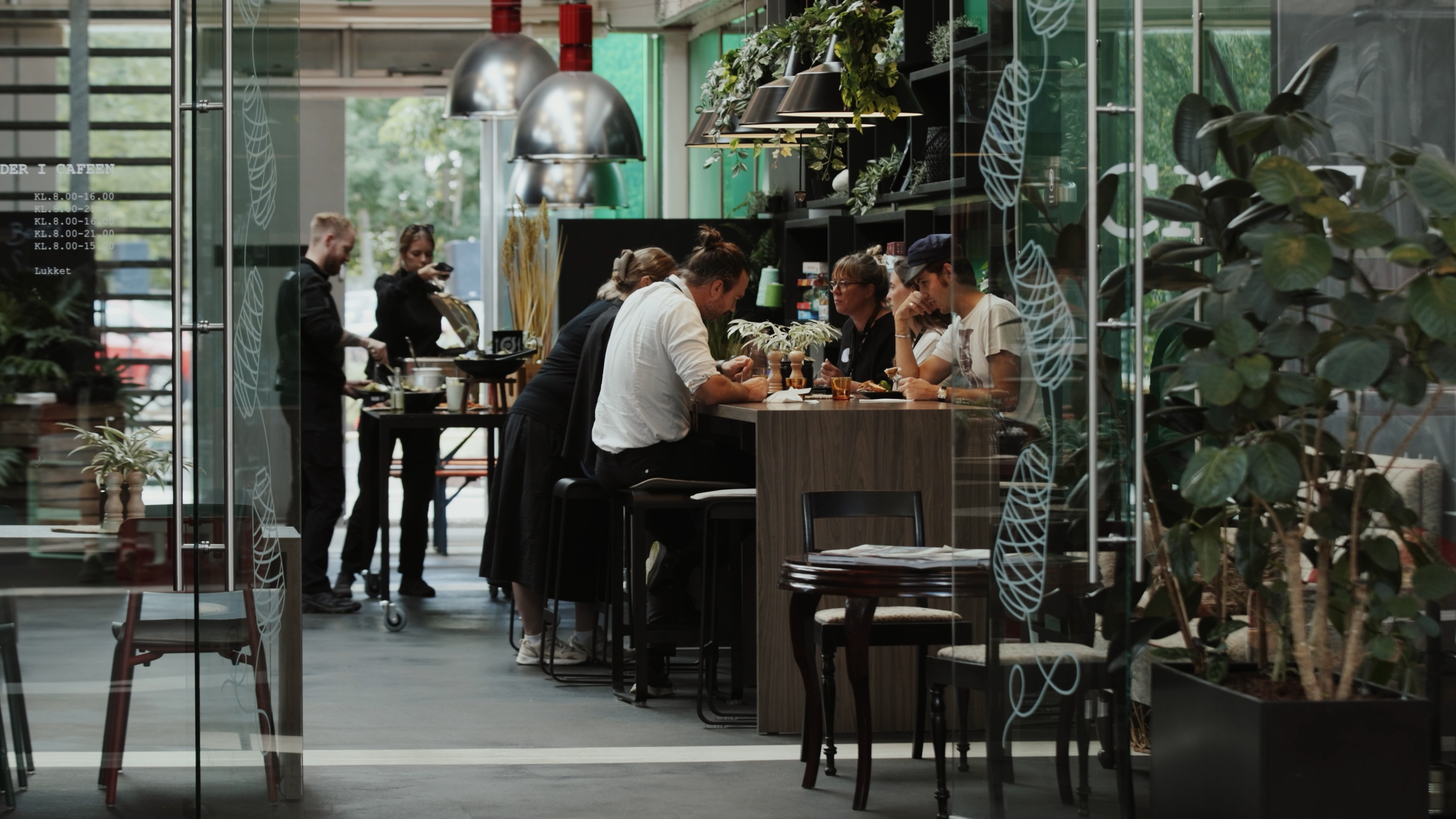 Spinderihallernes café